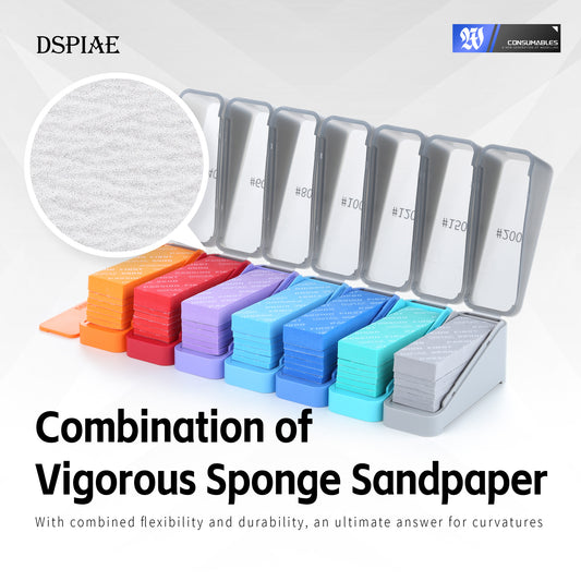 DSPIAE XSS-S01 Vigorous Sponge Sandpaper Set