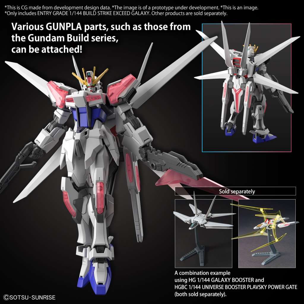 ENTRY GRADE BUILD STRIKE EXCEED GALAXY 1/144