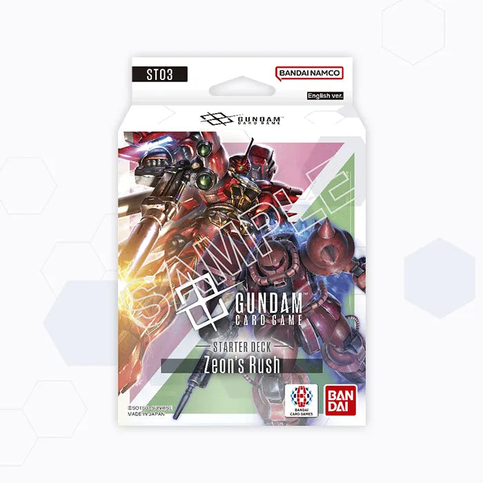 Gundam Card Game - ZEON'S RUSH (ST03) - Starter Deck (ENG)