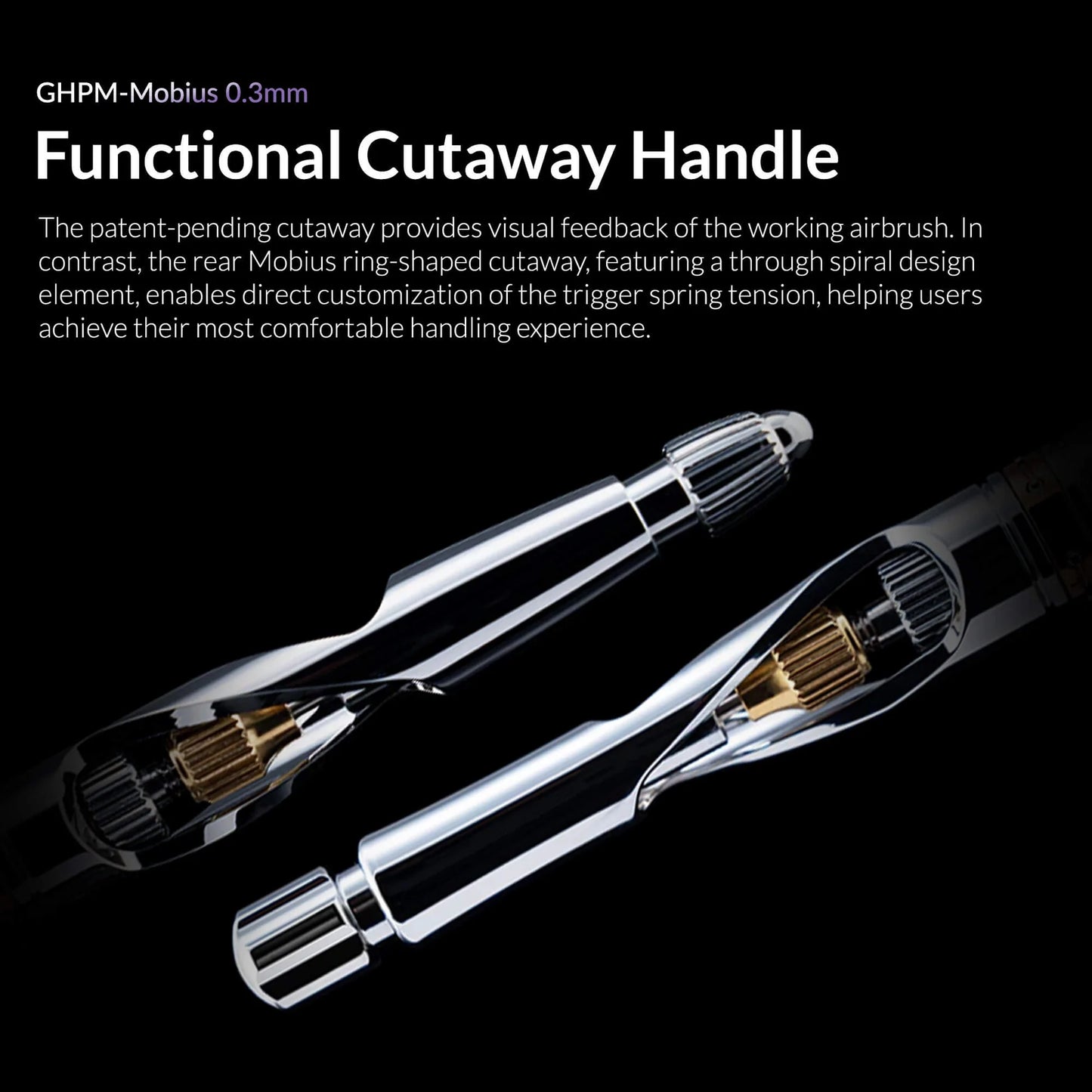 Gaahleri GHPM-Mobius 0.3mm Airbrush Premium Series