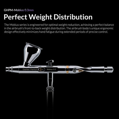 Gaahleri GHPM-Mobius 0.3mm Airbrush Premium Series