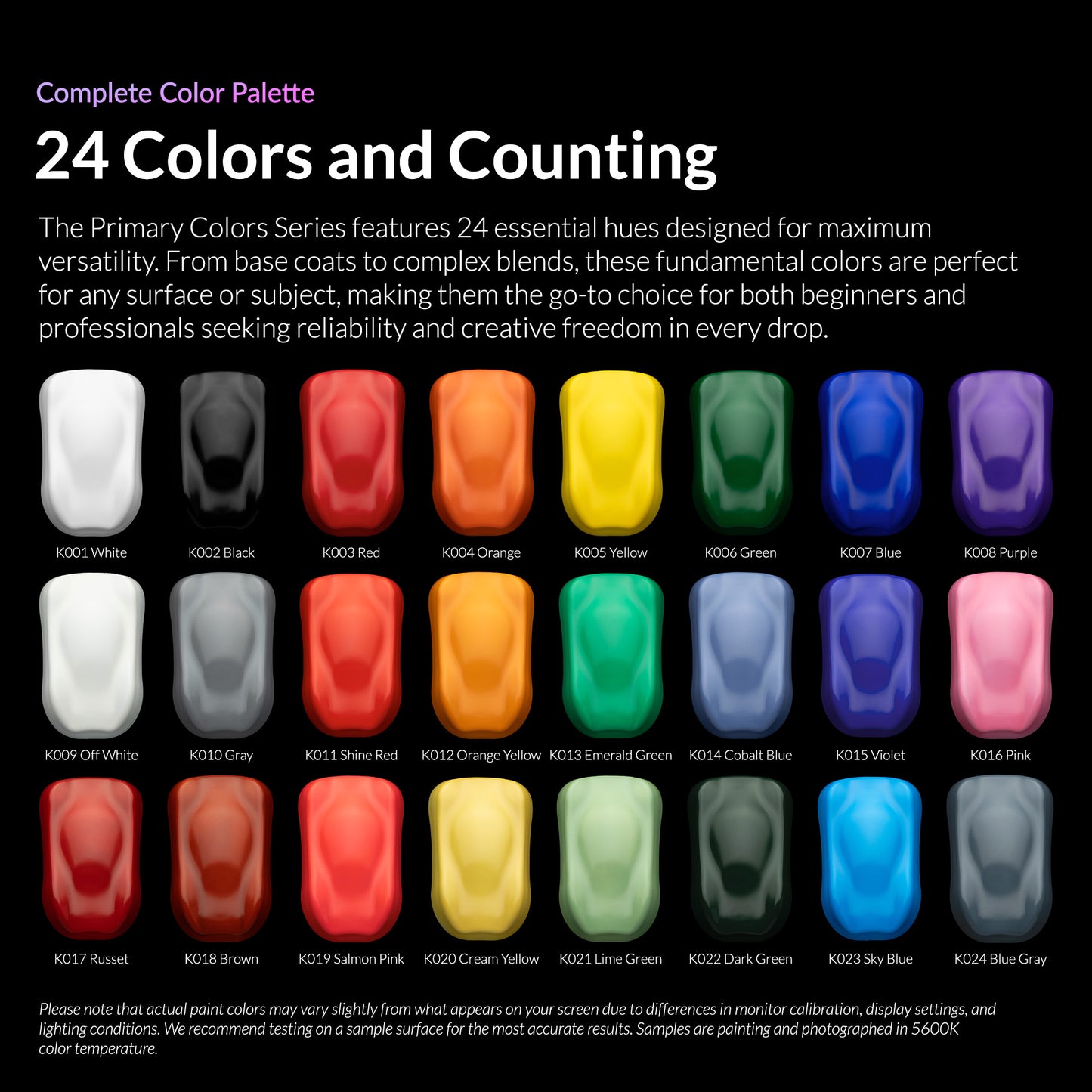 Kaleido ColorWorks 24 Mecha Colors Set