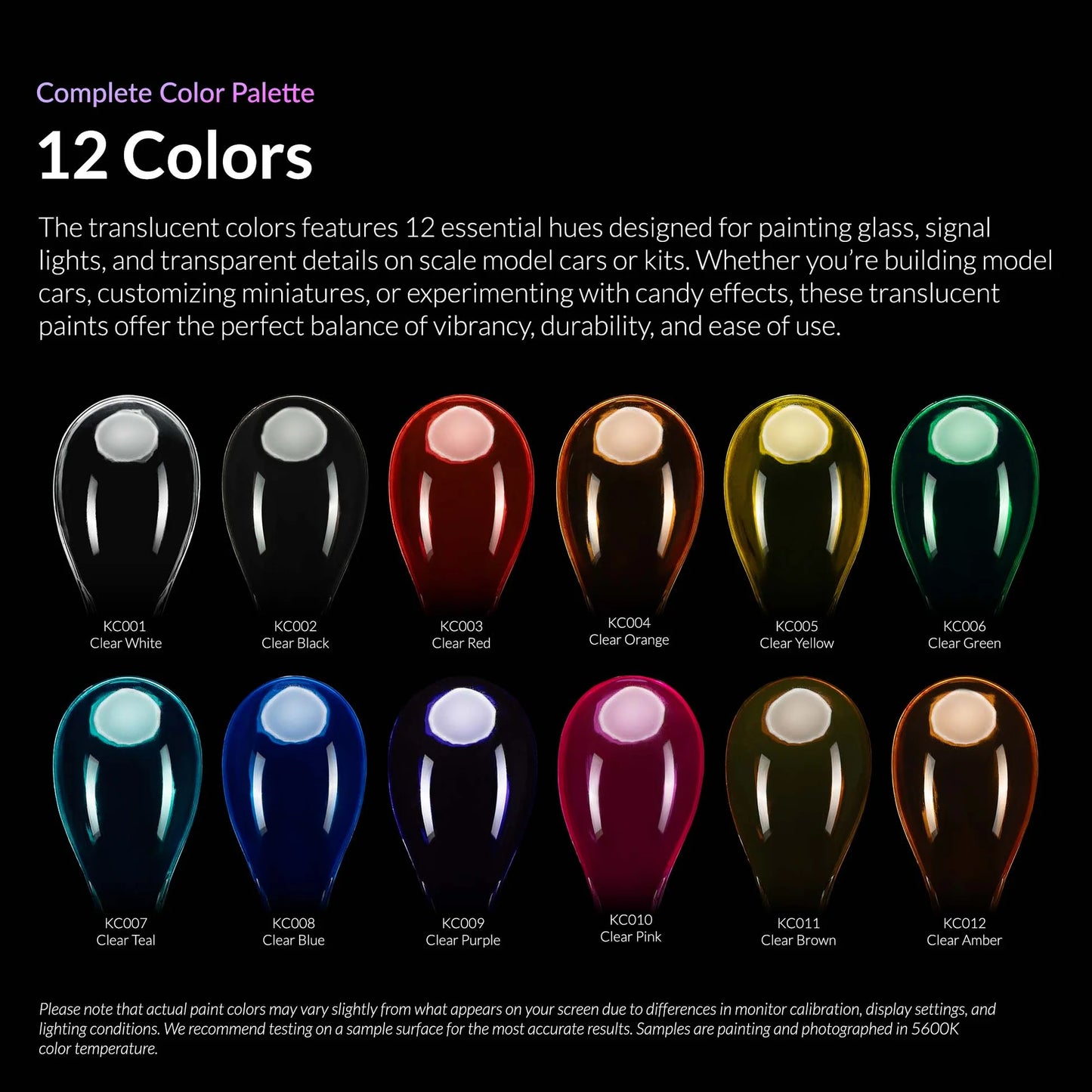 Kaleido ColorWorks 12 Translucent Colors Set