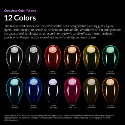 Kaleido ColorWorks 12 Translucent Colors Set