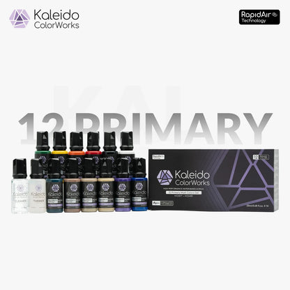 Kaleido ColorWorks 12 Matt Primary Colors Set