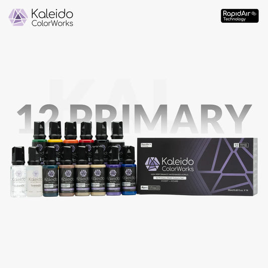 Kaleido ColorWorks 12 Matt Primary Colors Set