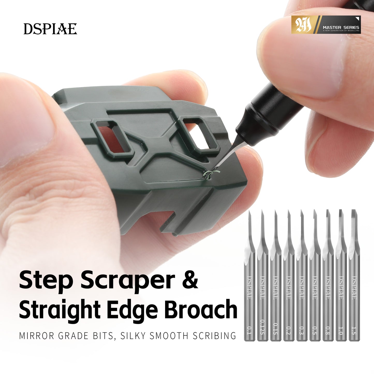 DSPIAE ZPB/GS Straight Edge Broach & Step Scraper
