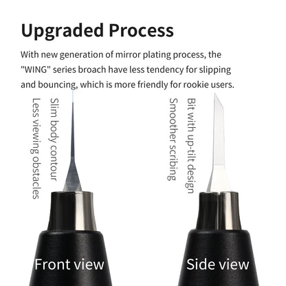 DSPIAE PT-TH01 PRO WING TUNGSTEN STEEL PUSH BROACH
