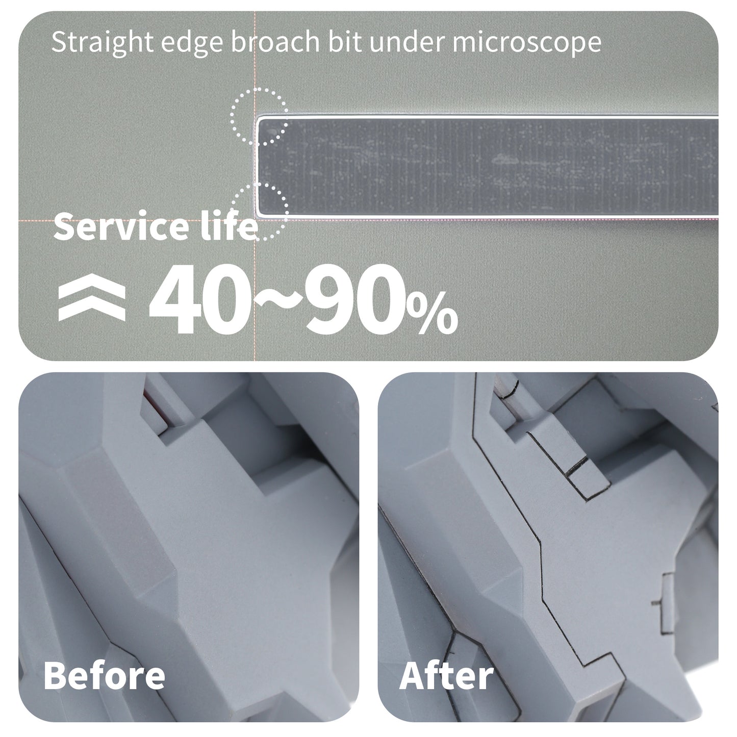 DSPIAE ZPB/GS Straight Edge Broach & Step Scraper