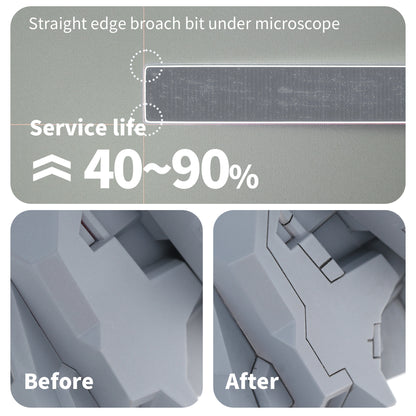 DSPIAE ZPB/GS Straight Edge Broach & Step Scraper