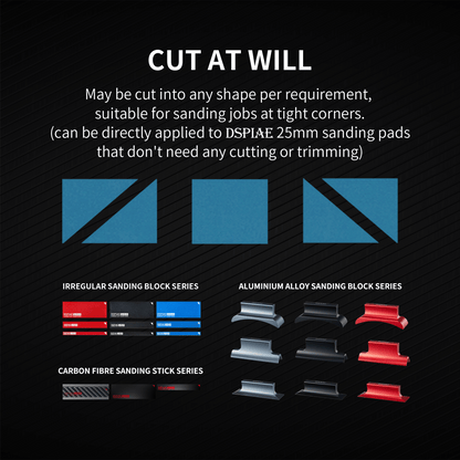 DSPIAE DSP [400-800-1000-1200-1500-S01 BOX] REUSABLE SELF ADHESIVE SANDPAPER