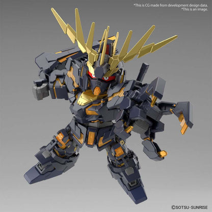 SD Gundam Cross Silhouette Unicorn Gundam 02 Banshee (Destroy Mode) & Banshee Norn Parts Set