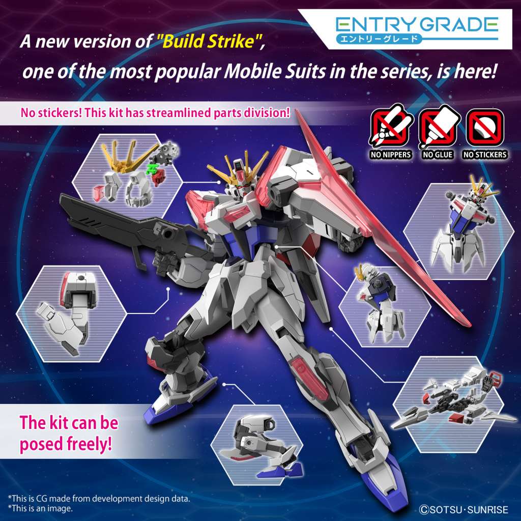 ENTRY GRADE  BUILD STRIKE EXCEED GALAXY 1/144