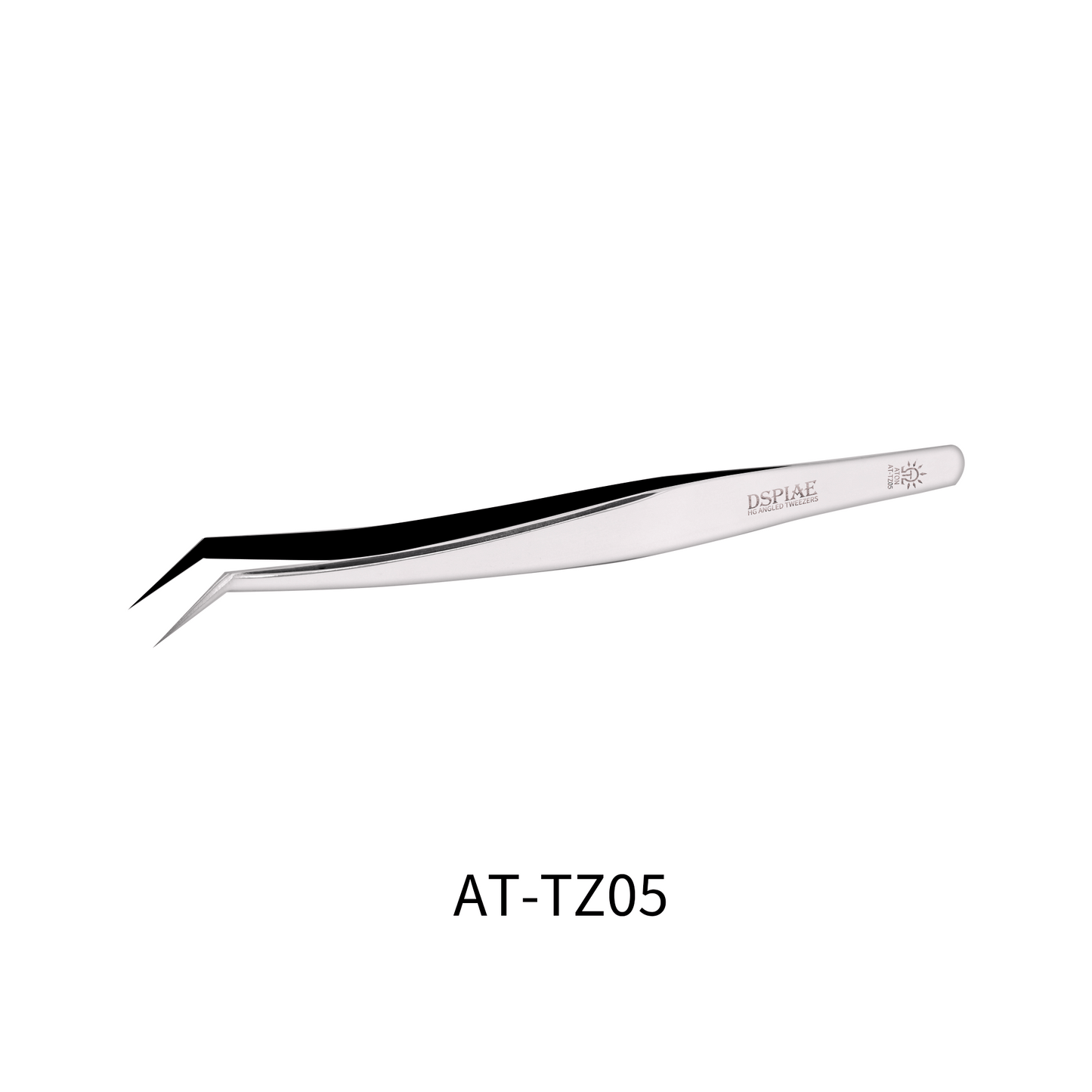 DSPIAE AT-TZ05 STAINLESS STEEL TWEEZERS WITH ANGULAR TIP