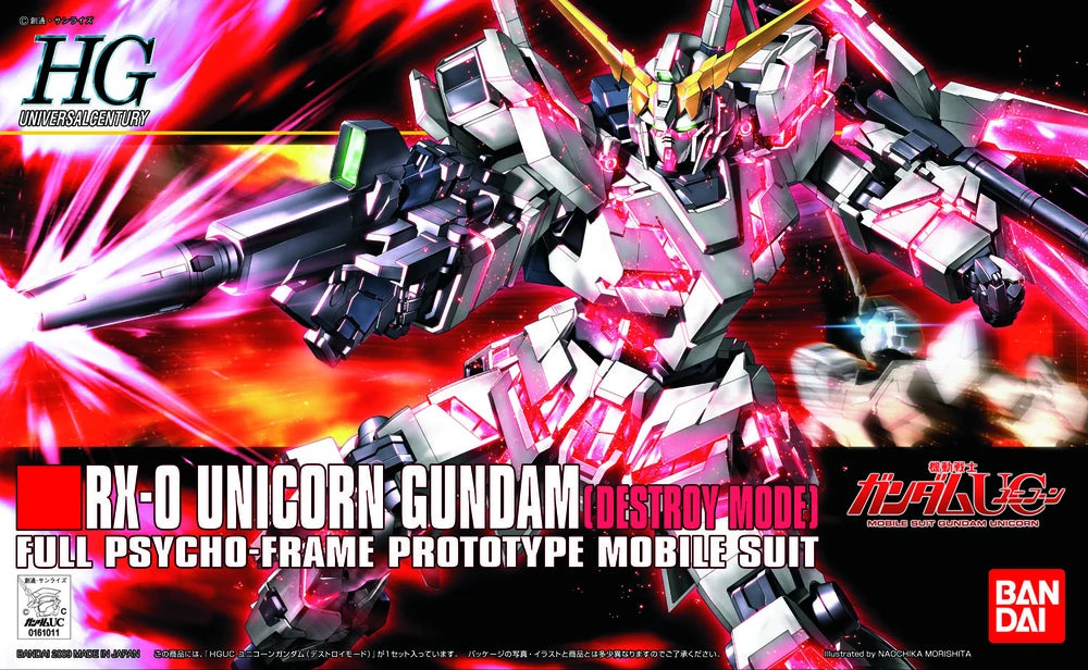 HG;RX-0 Unicorn Gundam (Destroy Mode) 1/144